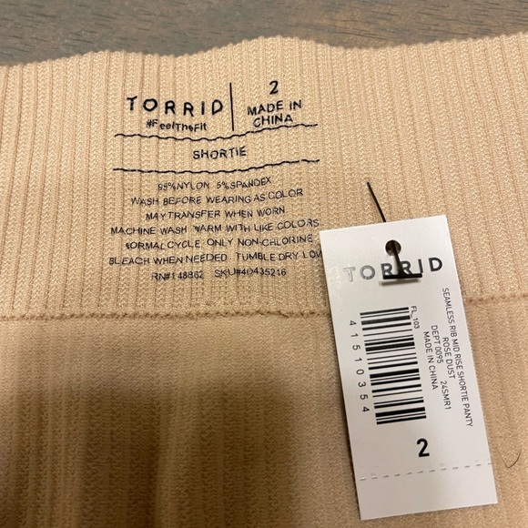 NEW! • TORRID • Nude Shortie Shorts | Size: 2 - Picture 3 of 4